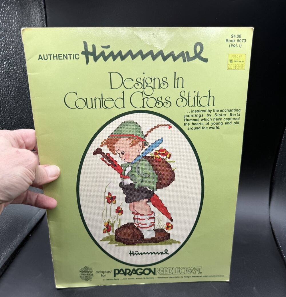 Hummel Designs in Counted Cross Stitch 1980 Paragon Needlecraft Book 5073